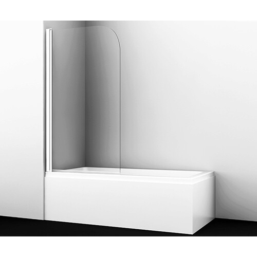 Душевая штора WasserKraft Leine 35P01-80 White